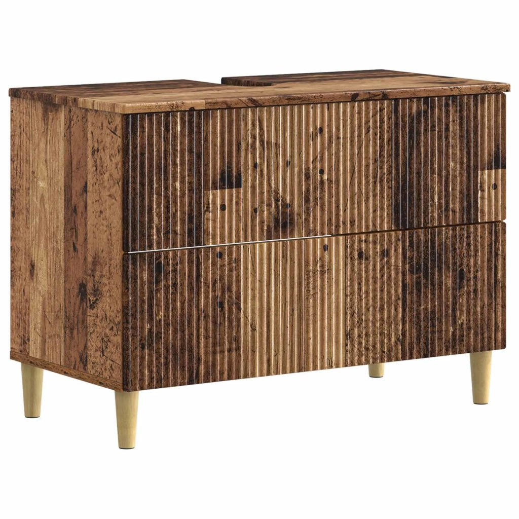 Set di armadietti da bagno in 3 pezzi ARNHEM Legno antico 3417772