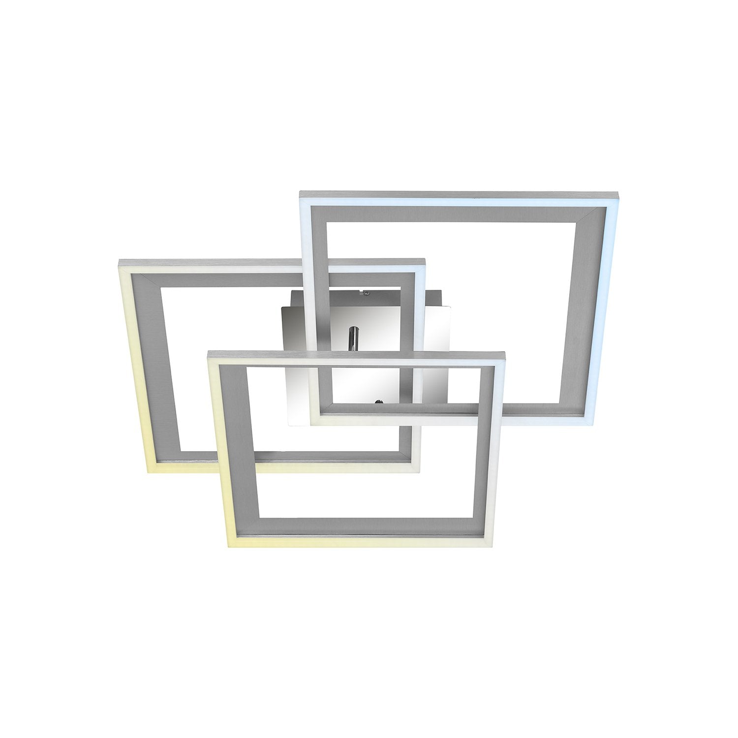 Applique Moderna Frame Metallo Cromo Led Integrato 45W Da 2700 A 6500K