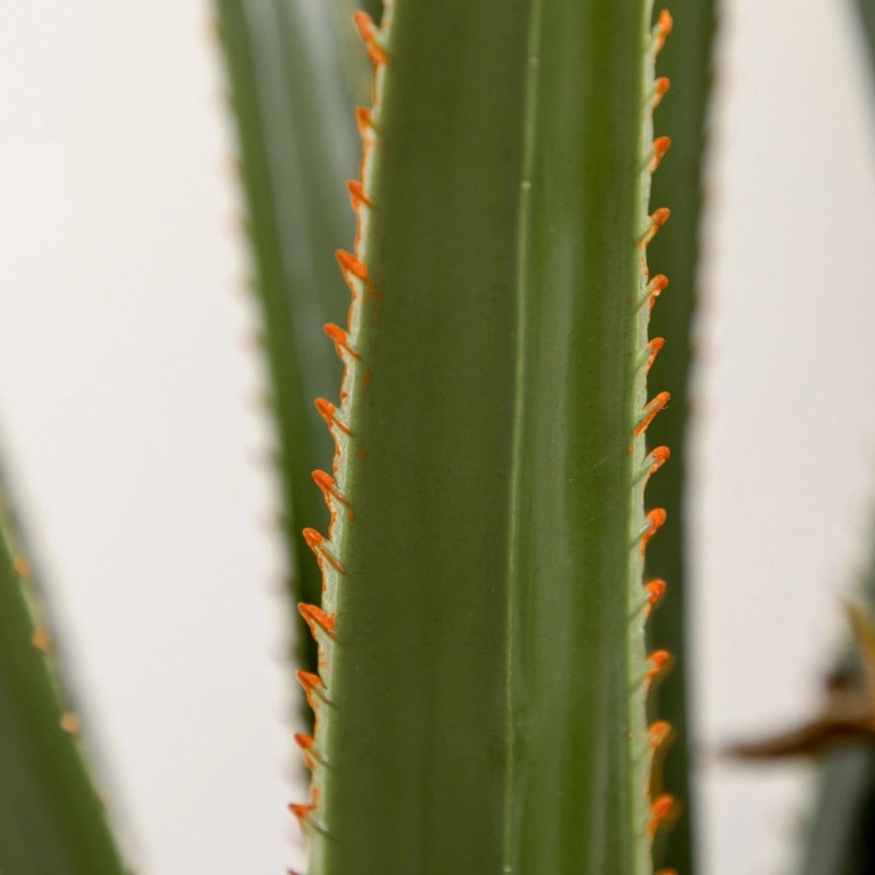 Grande pianta artificiale di yucca, 190 cm, in plastica, in vaso, 17 x 17 x 190 cm, verde smeraldo