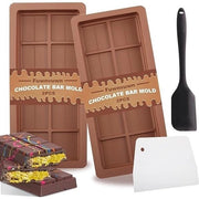 Forme di Cioccolato Premium Qualità - Set di 2 - Resine Silicone - BPA Libero - Resistente al Calore - Ideali per Bonbons - Forme per Dolci in Silicone