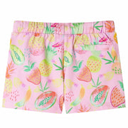 Pantaloncini per Bambini con Coulisse Rosa Tenue 116 CFW3440096