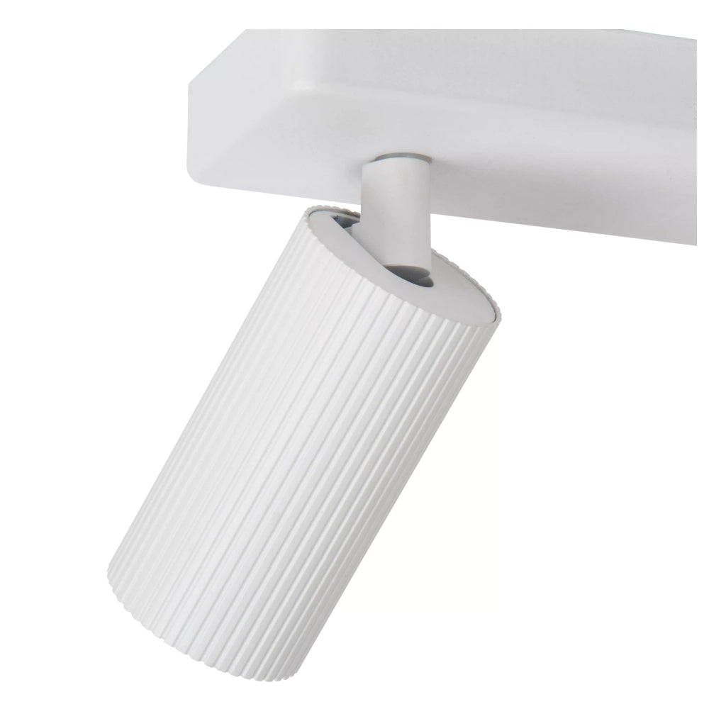 Plafoniera 2 faretti bianca Clubs GU10 2x40W Lucide