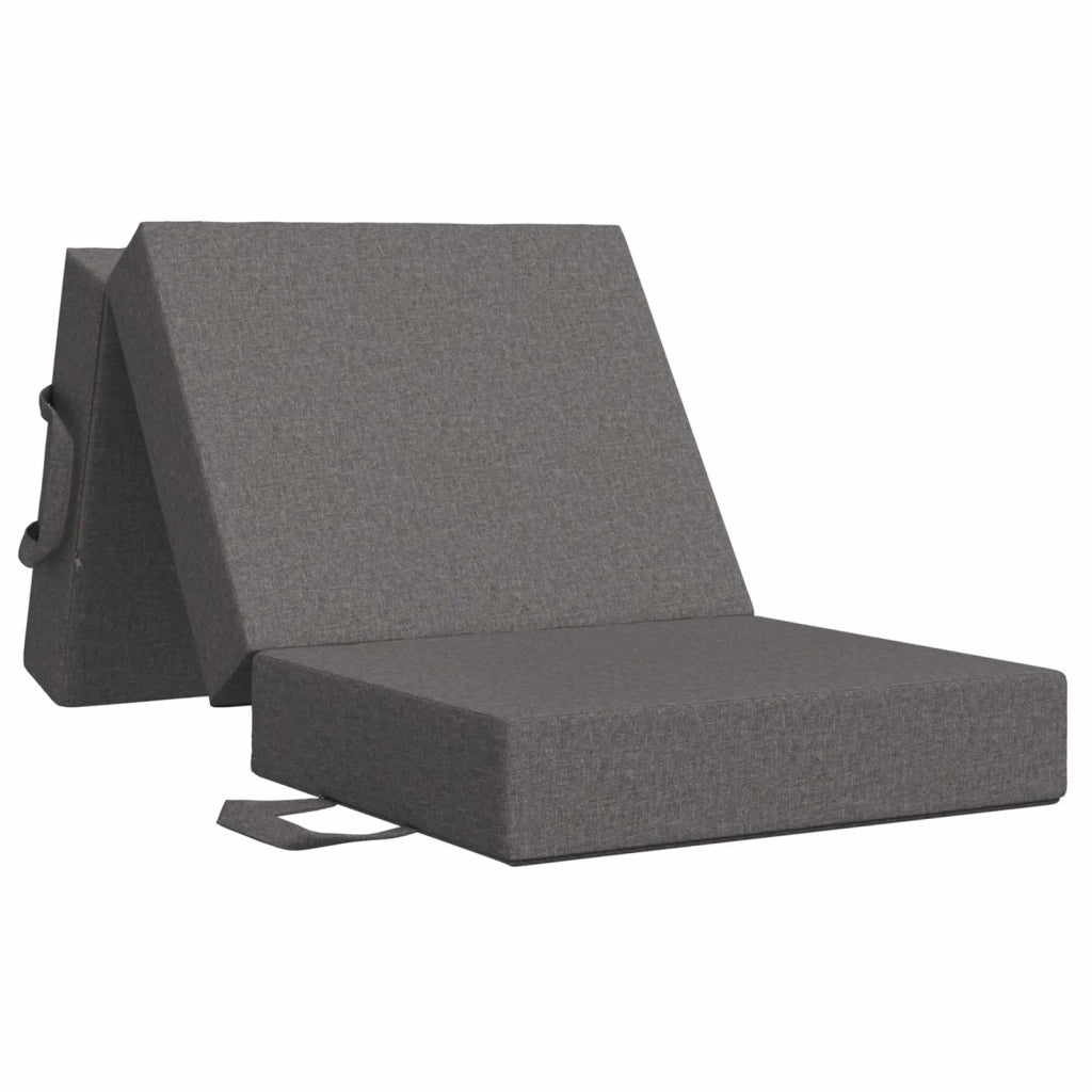 Divano Letto Pieghevole 75 x 67 x 45 cm Grigio Chiaro