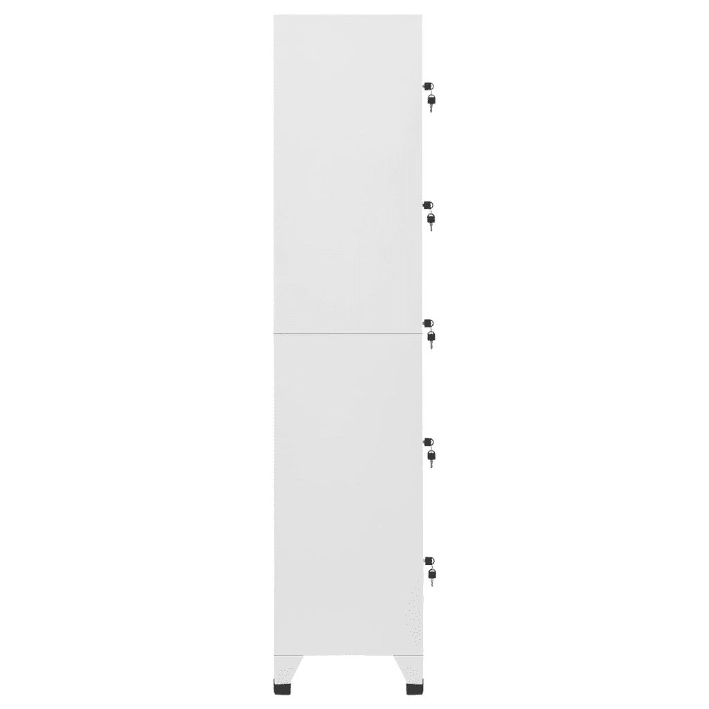 Armadietto con Serratura Grigio Chiaro 38x40x180 cm in Acciaio cod mxl 53307