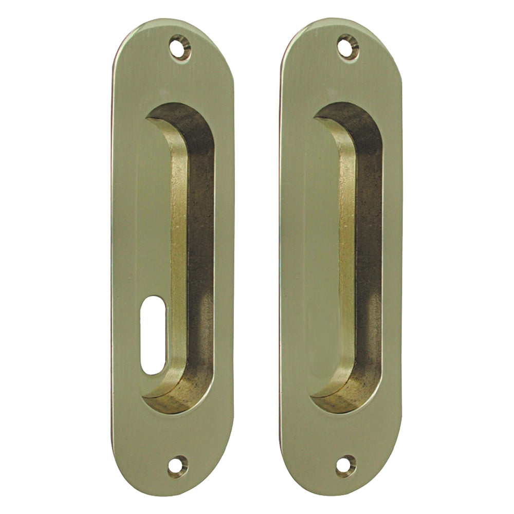 1pz maniglia per porte scorrevoli senza foro - cromo satinato cod:ferx.300565nlm