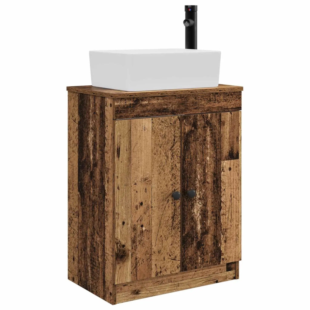 Mobile da bagno con lavabo Legno antico 54 x 35 x 83 cm 890136