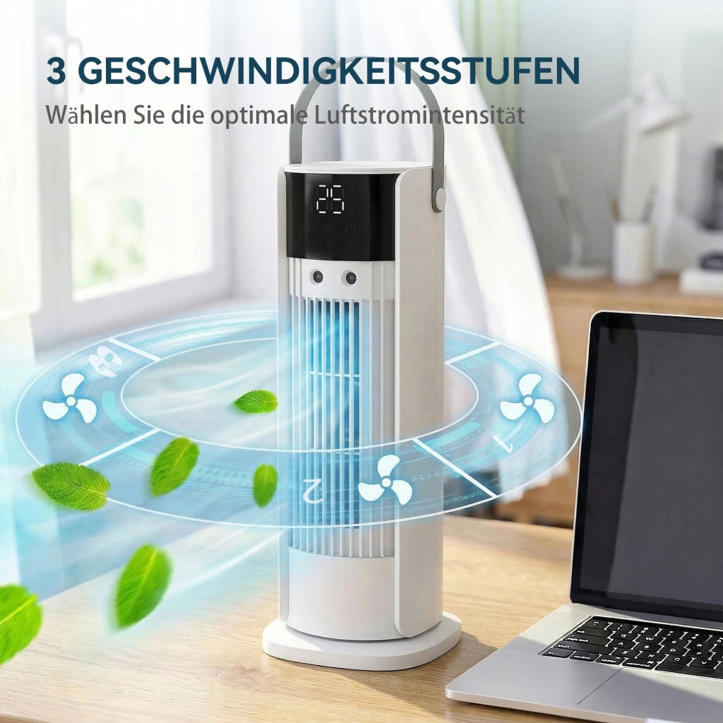 Ventilatore da Tavolo 40 cm con Nebulizzatore ¨C zephmum ¨C Grigio