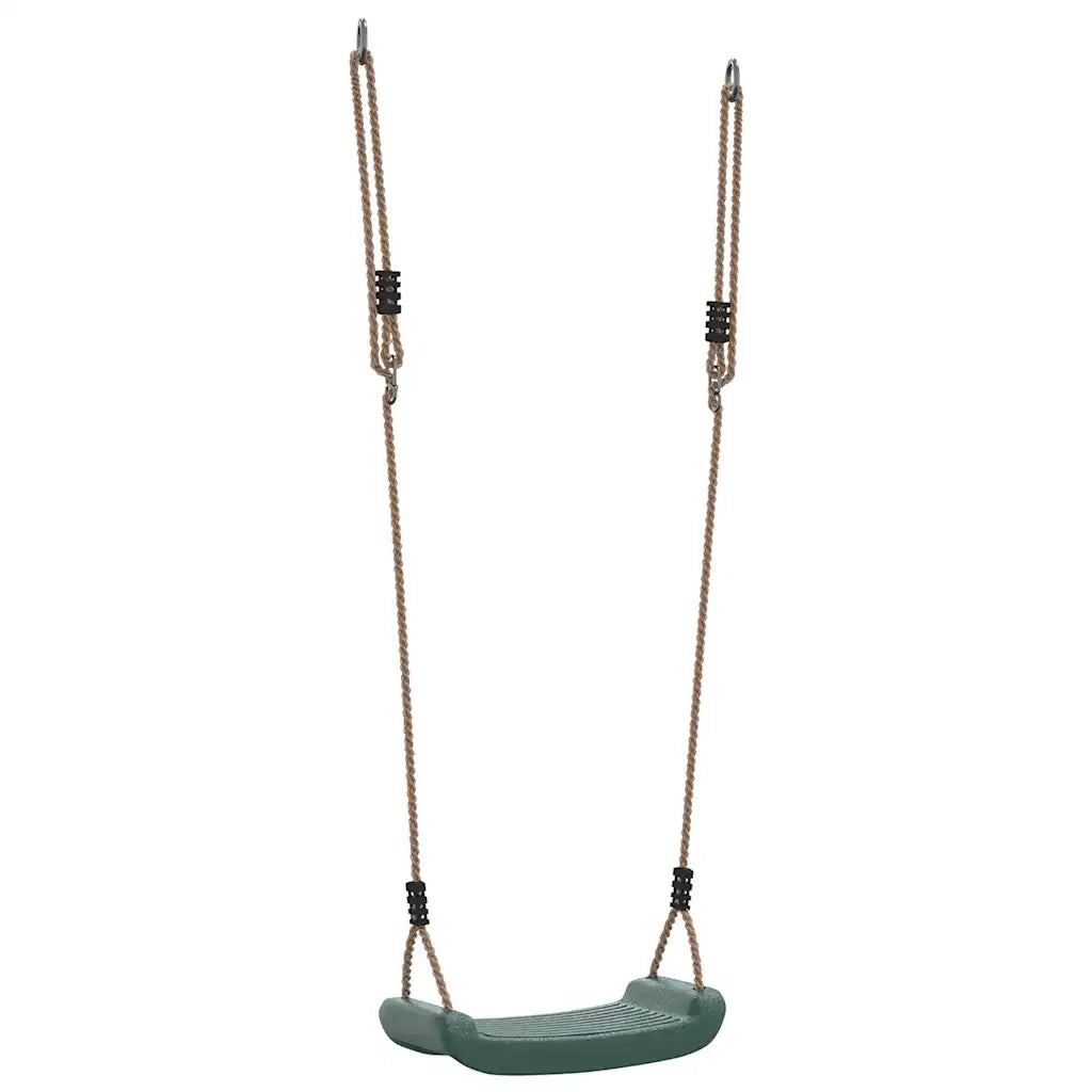 Seggiolino Altalena per Bambini Singolo Corda Regolabile Verde CFW4964416