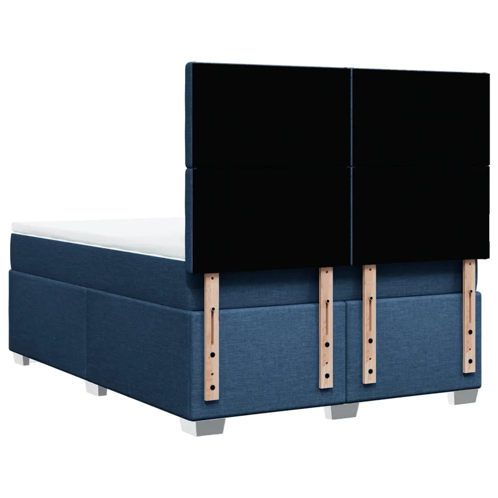 Giroletto a Molle con Materasso Blu 160x200 cm in Tessuto 3290559