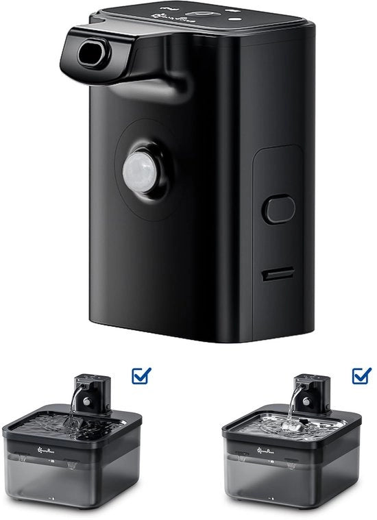 Sostituzione Batteria B per Fonte di Acqua per Gatti DPWFP6 Nero