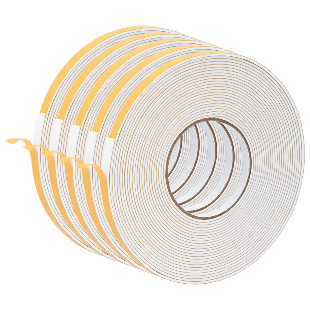 Nastro adesivo in schiuma 5 pcs Bianco 10mm x 10m Schiuma CR 42024103