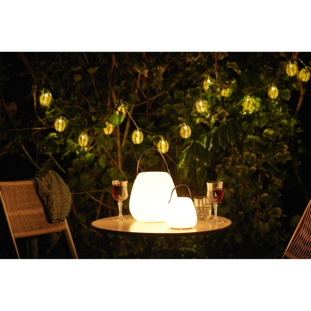 Lampada da Esterno Derry, Bianco, Plastica, 13x13x12 cm