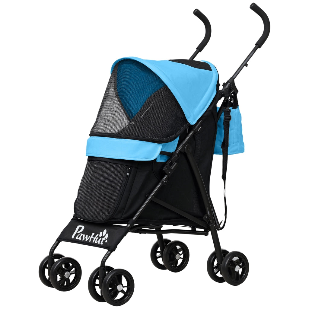 Cuscino per Cane con Portavaso e Finestre in Rete ¨C Zephmum ¨C Blu