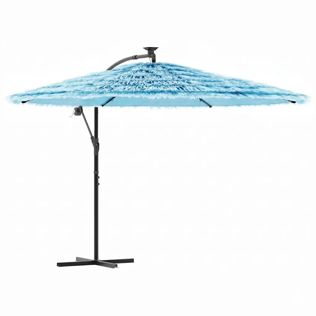 Ombrello | Parasolne Giardino con Palo in Acciaio Blu 290x290x238 cm