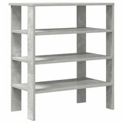 Scarpiera | Mobile per scarpe Grigio Cemento 61x32x70 cm in Legno Multistrato