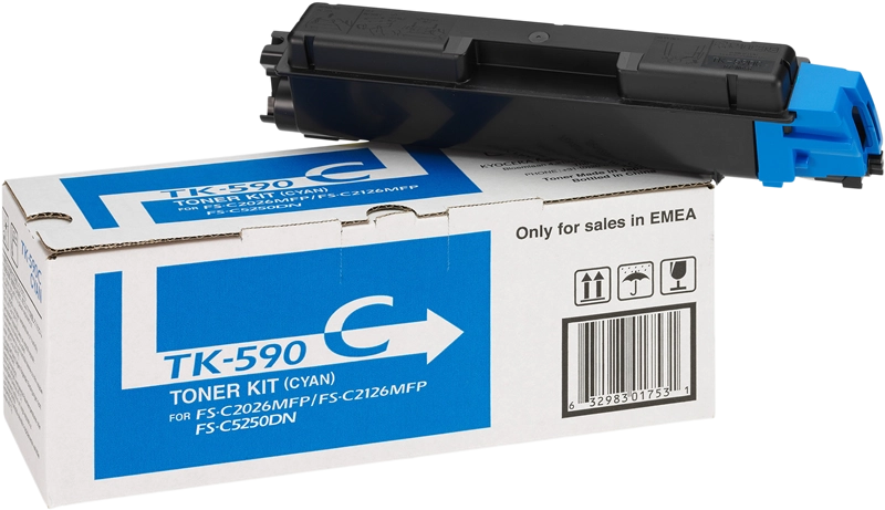 KYOCERA TK-590C cartuccia toner 1 pz Originale Ciano