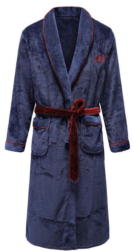 Accappatoio Roger Women Navy Red M