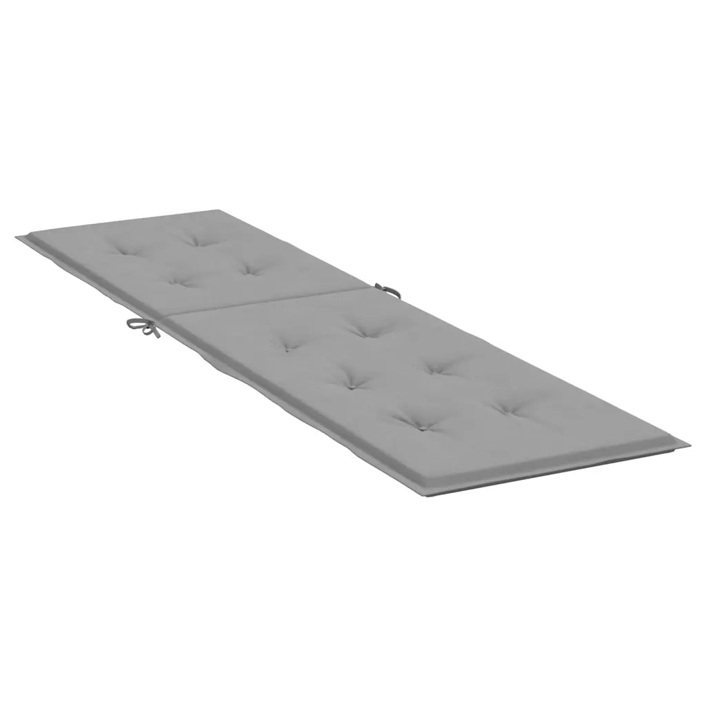 Cuscino per Sdraio Grigio (75+105)x50x4 cm 314174