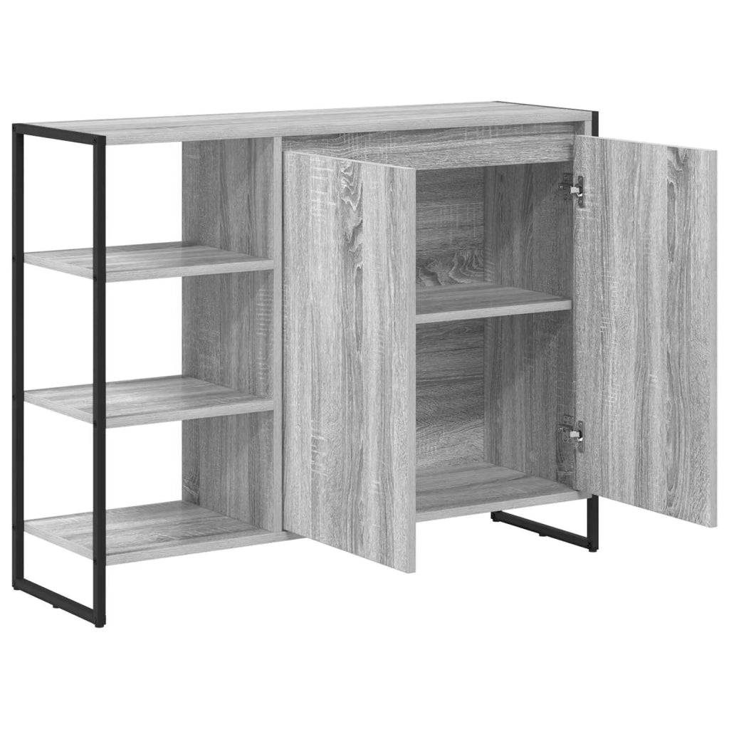 Mobile laterale Grigio Sonoma 96.5 x 30 x 75 cm