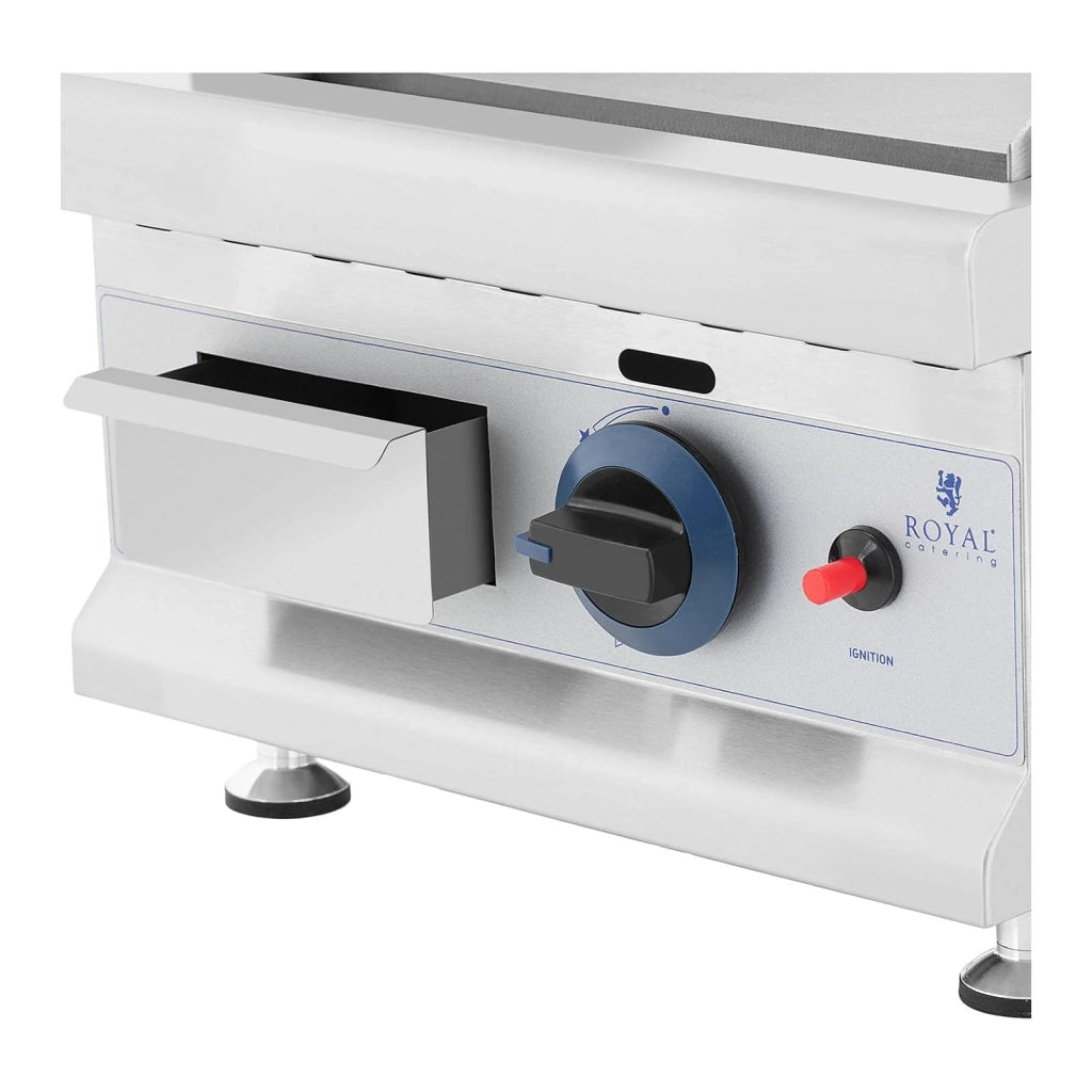 Barbecue a gas professionale da interno da posizionare 40 cm (3000 watt 35 x 40 cm attacco 09 mm acciaio inox) 14_0004033