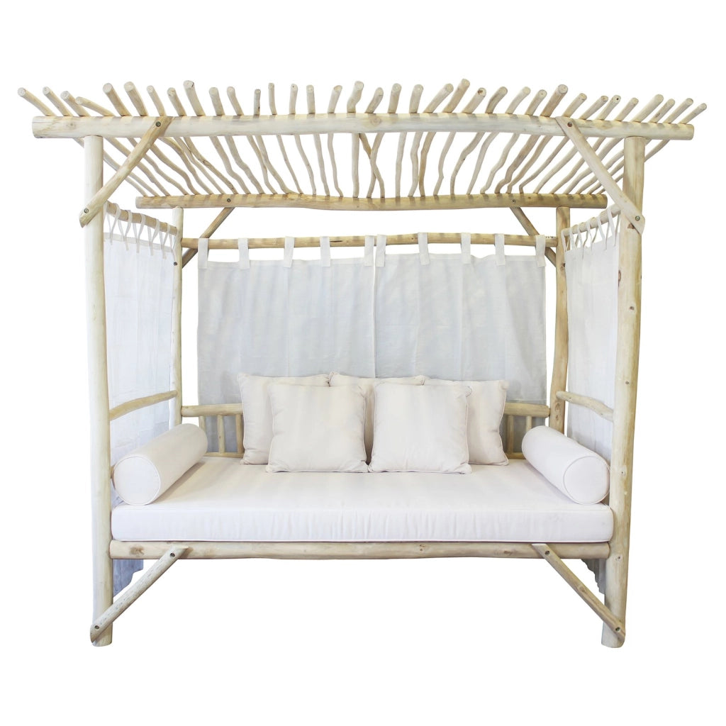 Gazebo letto in legno di teak - METROPOLIS