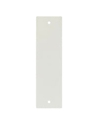 PLACCA 185 MM BIANCO CIECA COPRI FORO AVVOLGITORE MOTORE TAPPARELLA TAPPARELLE