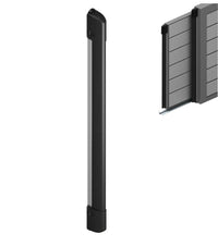 BORDO MECCANICO PASSIVA 200 CM PER AUTOMAZIONE CANCELLO RIDURRE FORZE D'IMPATTO