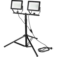 Topex 99-096 faretto doppio 2x10 100w smd led 8500lm su treppiede