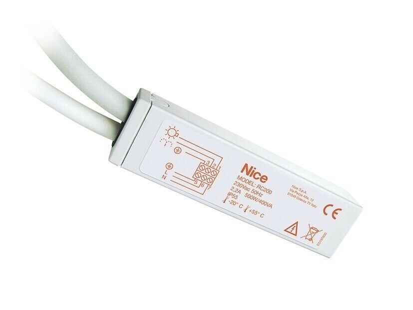 RICEVITORE PER IMPIANTI DI ILLUMINAZIONE NICE RC200 AUTOMAZIONE AUTOMATISMI