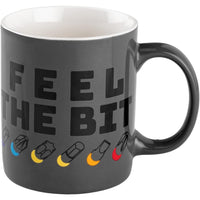 Topex gd026 tazza con stampa fee feel the bit, 330ml