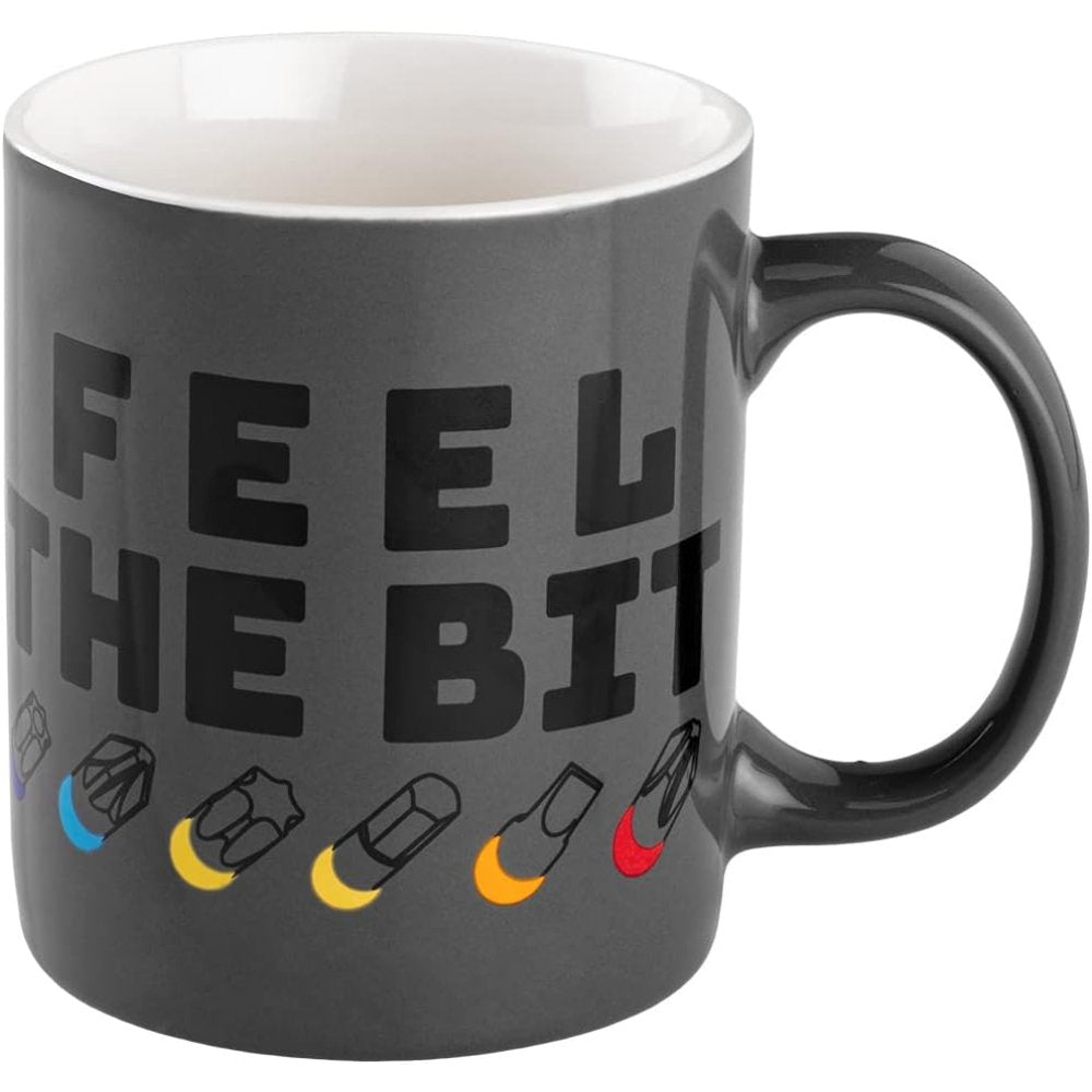 Topex gd026 tazza con stampa fee feel the bit, 330ml