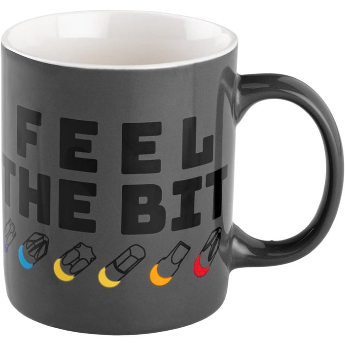 Topex gd026 tazza con stampa fee feel the bit, 330ml