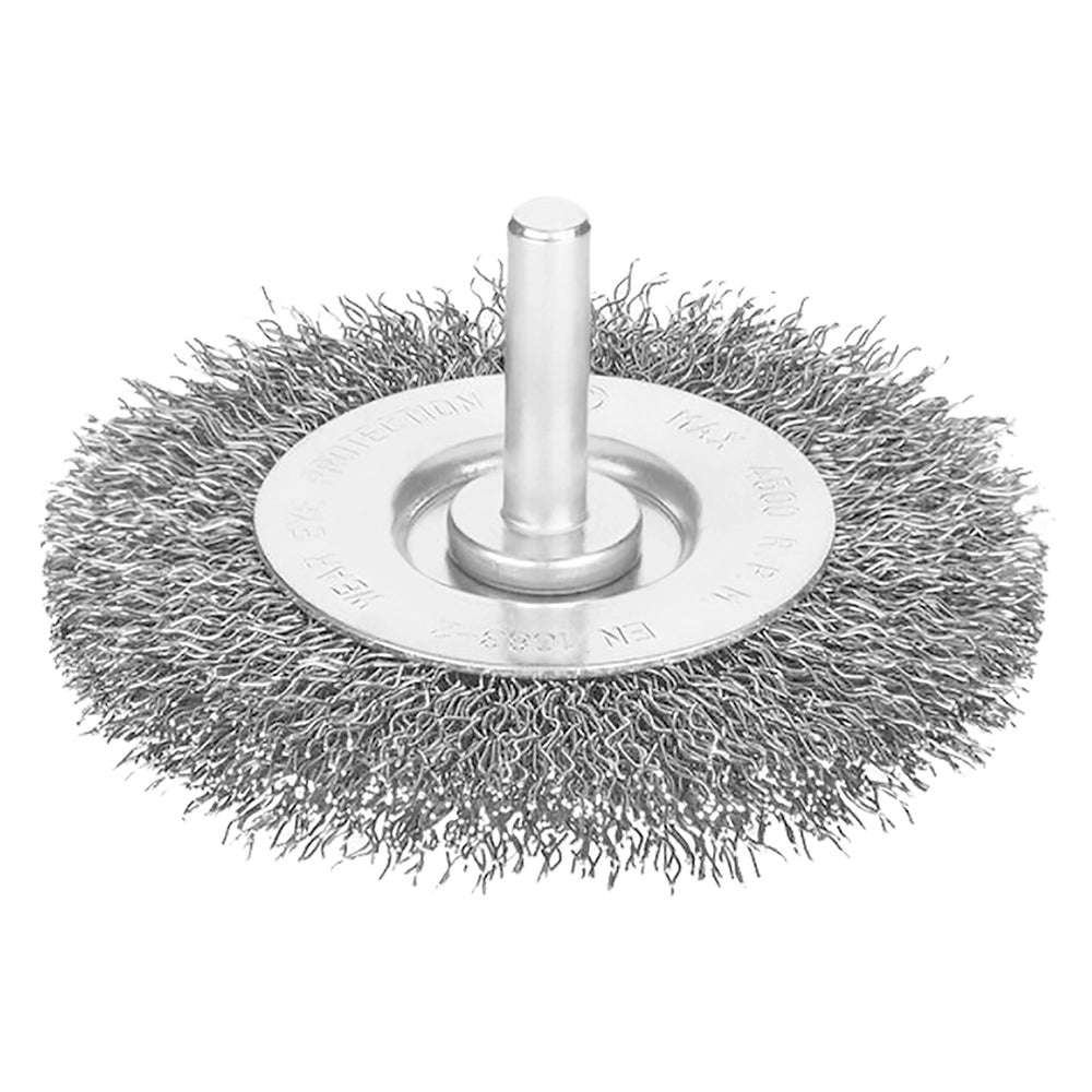 SPAZZOLA CIRCOLARE CON GAMBO Ø mm  75 - spessore fili 15 mm  - STANLEY