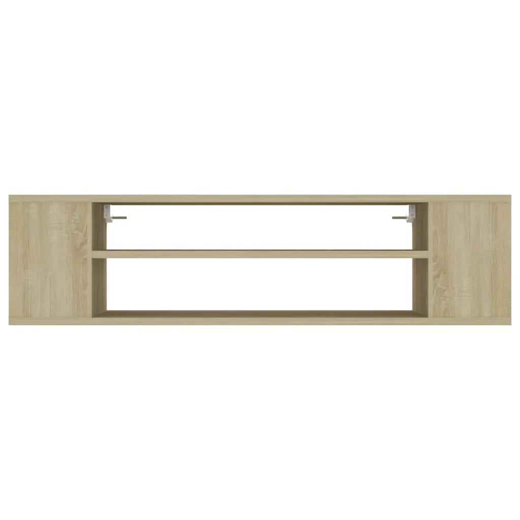 Mobile TV Pensile Rovere Sonoma 100x30x26,5cm Legno Multistrato 806232