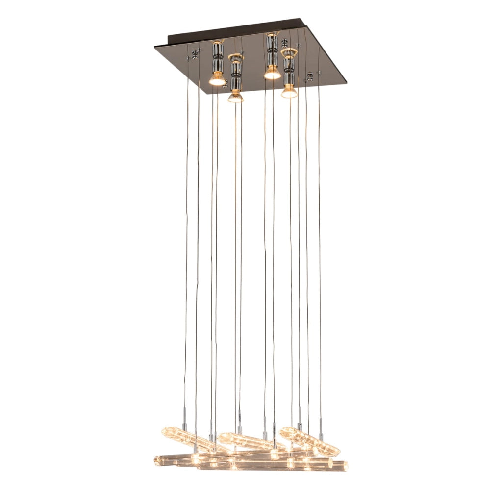 Lampadario Italux Diamond moderno cromato 16xGU10