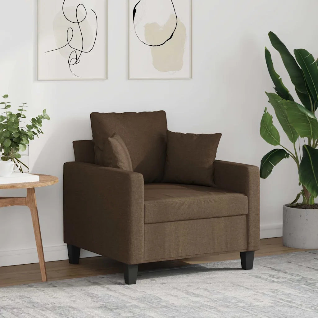 Poltrona Marrone 60 cm in Tessutocod mxl 83880