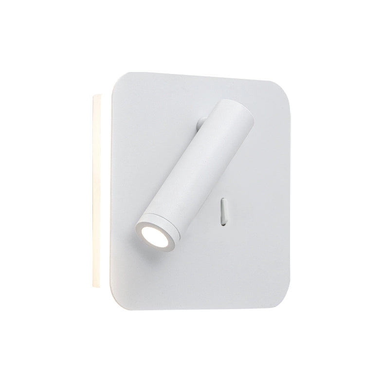 MY WAY - Applique LED 9W orientabile, luce 3000K, finitura Bianco, design moderno in alluminio, ideale per lettura - Rossini Group
