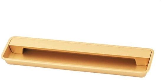 Manubrio Moderno Design - Zinklegering - Deurtrekgreep Incassato - Porta Scorrevole - 128mm Gatafstand - Inclusi Viti - Deurgreep