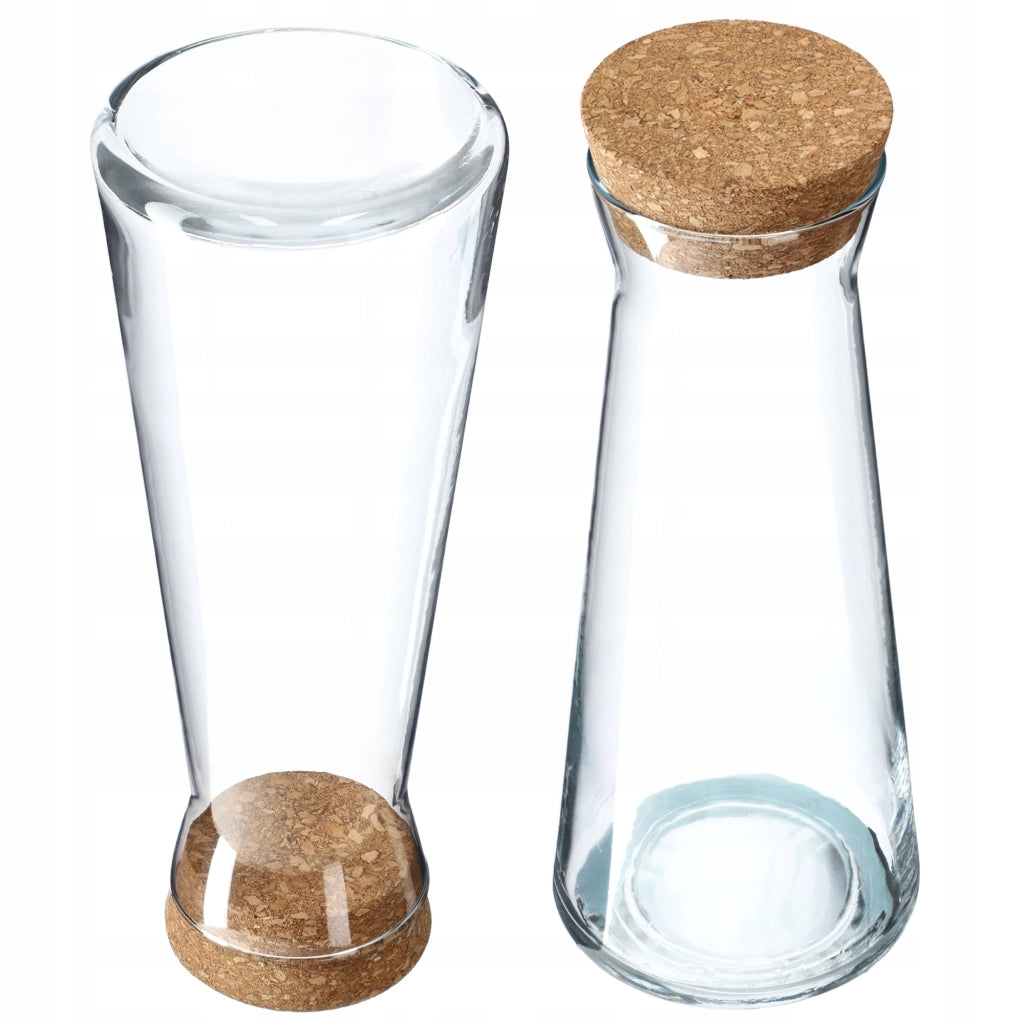 Caraffa KADAX da 1 litro, bicchiere da vino o brocca per limonata e succo di frutta.