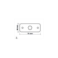 SUPPORTO PIANO PERNO QUADRO NORTON AUTOMAZIONE AUTOMATISMI ORIGINALE GARANZIA