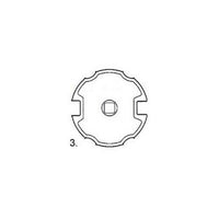 ADATTATORE OGIVA RULLO STELLA BONFANTI GAVIOTA Ø85MM NORTON AUTOMAZIONE GARANZIA