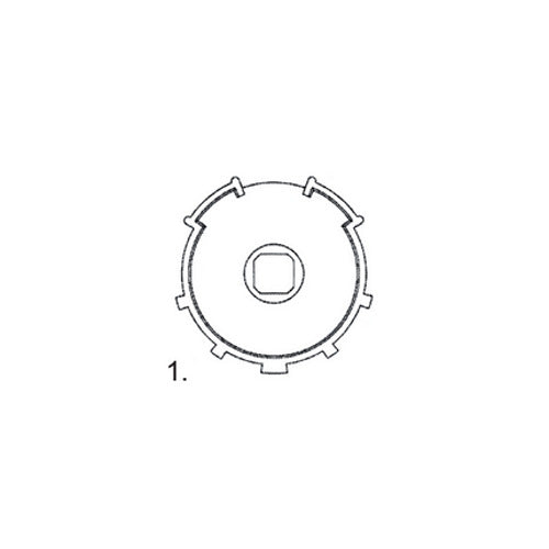 ADATTATORE ZF RULLO ZF 54MM NORTON AUTOMAZIONE AUTOMATISMI ORIGINALE GARANZIA