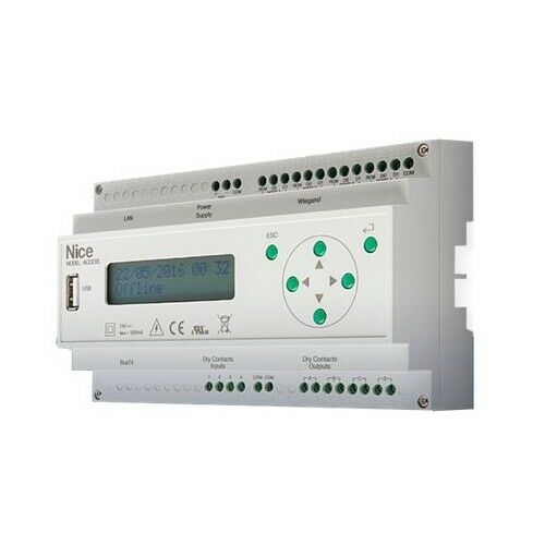 MODULO DIN PER IL CONTROLLO ACCESSI NICE NICEPASS ACNPS01 AUTOMAZIONE ORIGINALE