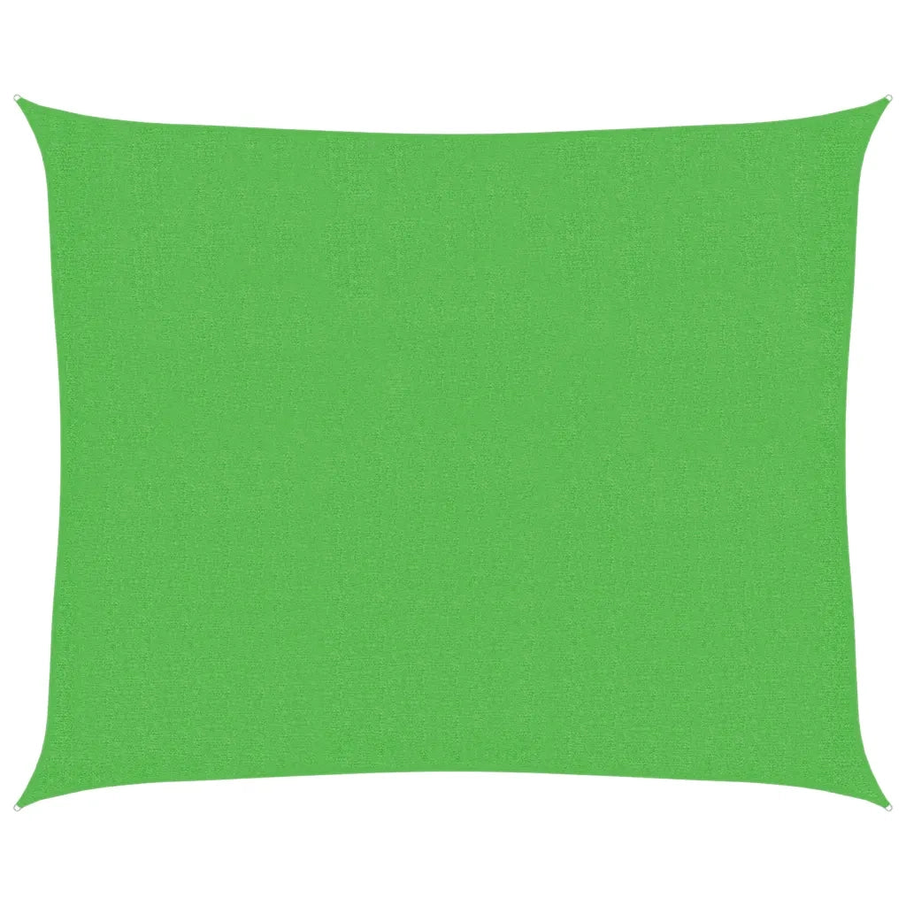 Vela Parasole | Telo Ombra | Vela da ombra 160 g/m2 Verde Chiaro 2,5x3 m in HDPE