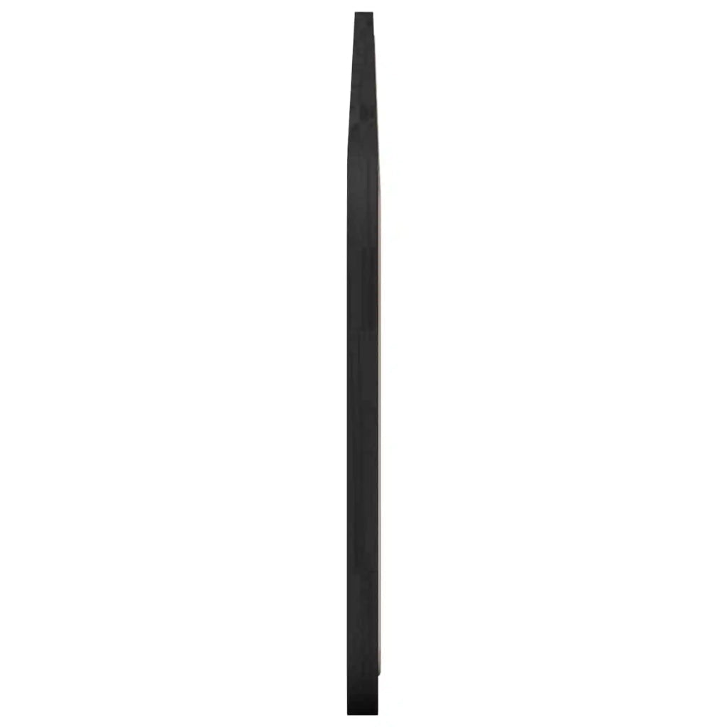 Testiera con testiera Nero 200 x 55 x 3 cm Rattan