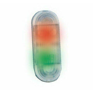 SEMAFORO A LED MINIATURIZZATO 2 LUCI PER VARCHI PEDONALI AUTOMAZIONE 550/1045