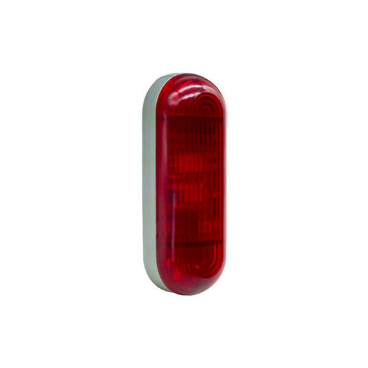 SEMAFORO A LED DA PARETE 1 LUCE ROSSO RED 24V AUTOMAZIONE AUTOMATISMI 550/1041