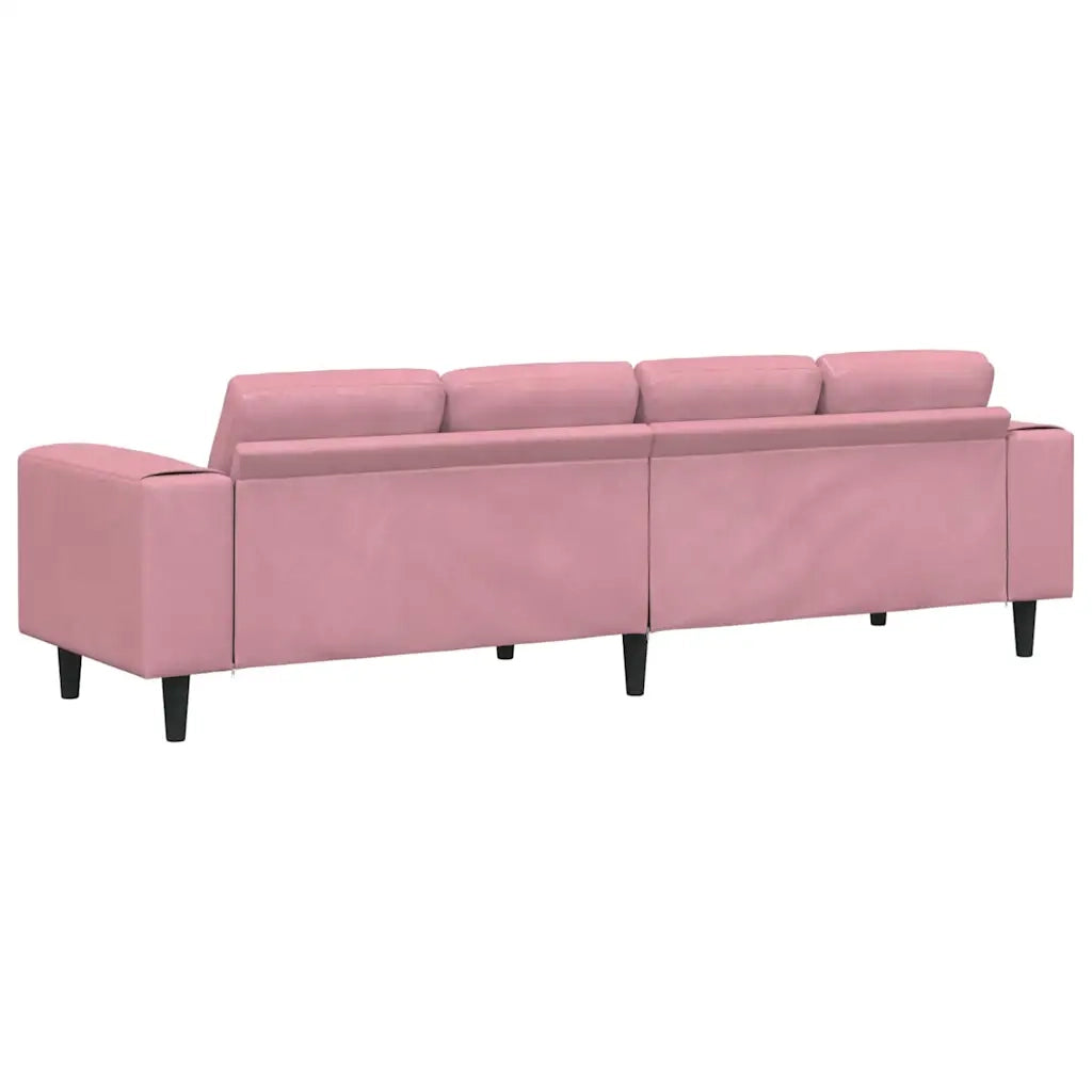 Set di divani Rosa Velluto