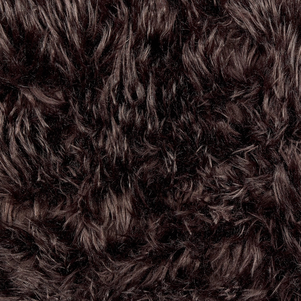 Coperta in morbida pelliccia sintetica marrone 150 x 220 cm camera da letto salotto soggiorno