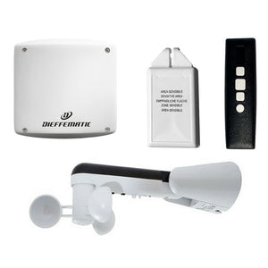 KIT SET PER DUE 2 MOTORI CON SENSORE VENTO LUCE PIOGGIA TENDA TENDE DA SOLE KITP